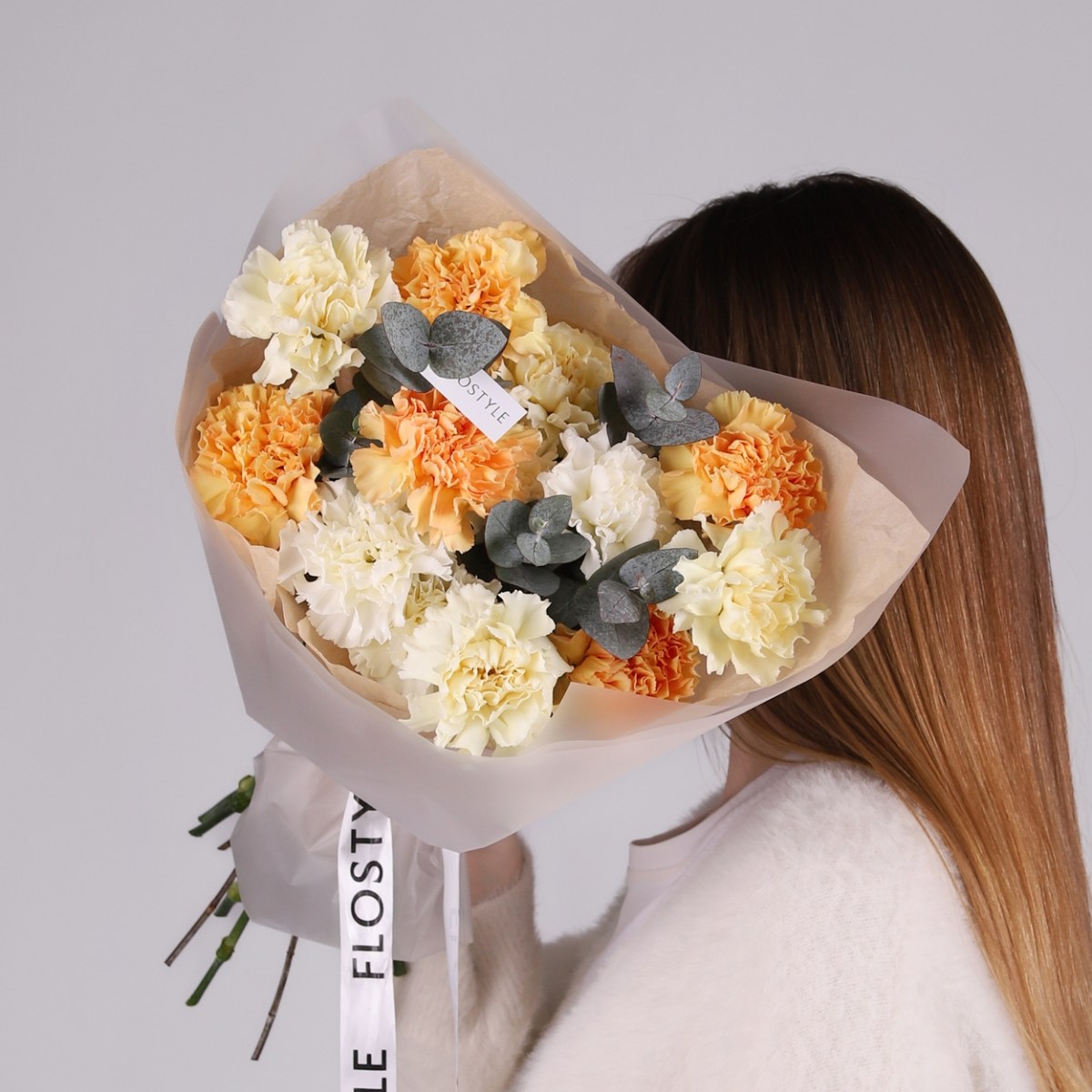 Букет яркий диантусов 